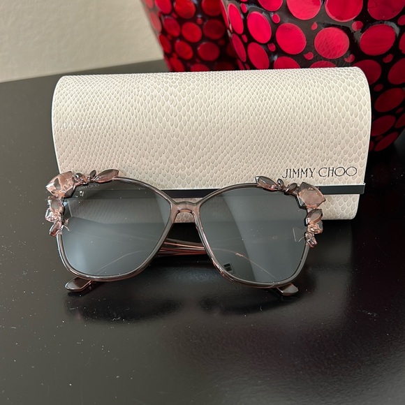 Jimmy Choo Accessories - 🕵️‍♀️ Mystery Box Show 11/16 🕵️‍♀️ Jimmy Choo 25th Anniversary Pink Sunglasses